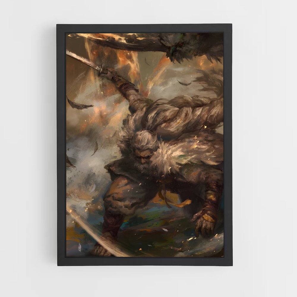 Poster La Fureur du Monstre – affiche Sekiro (vue 2)